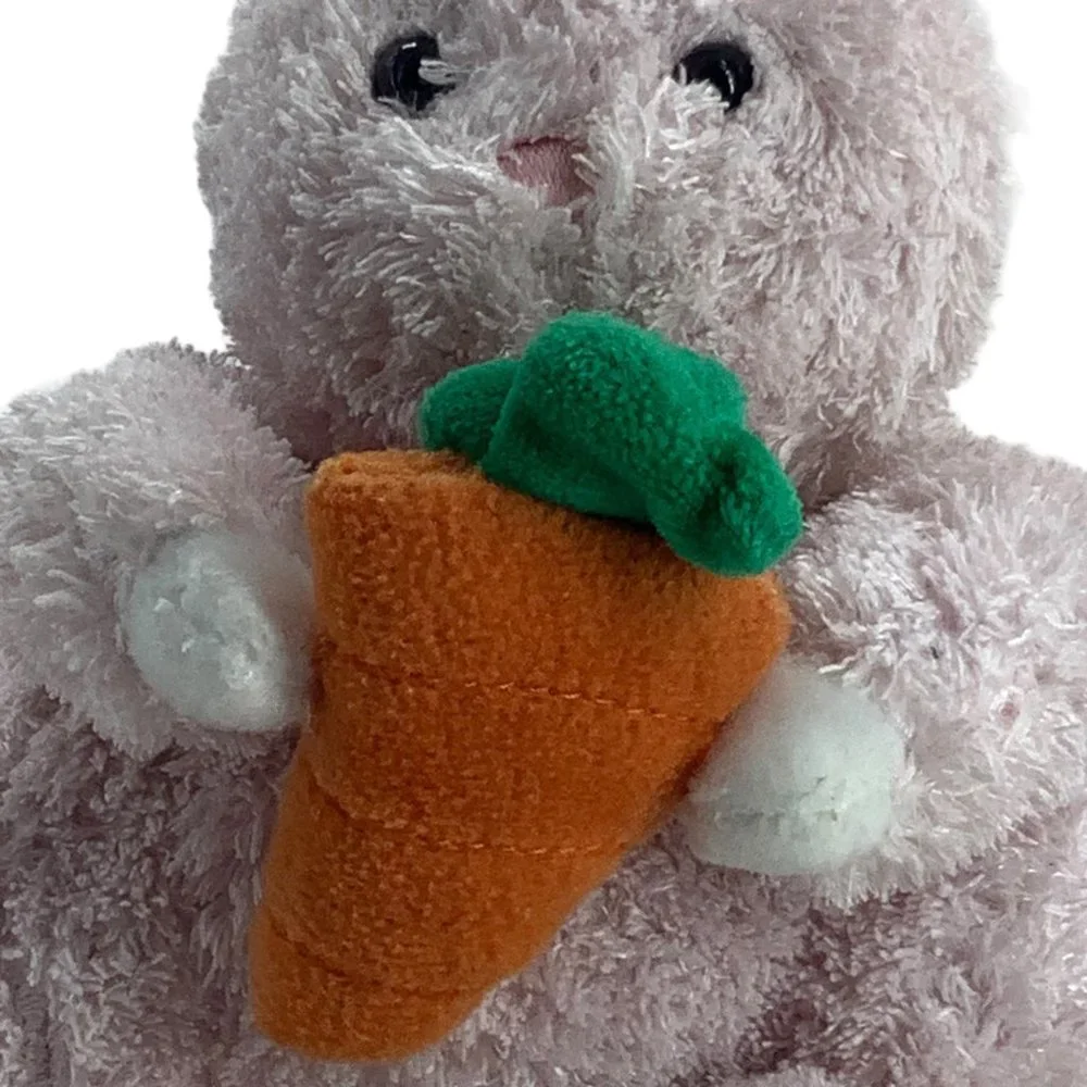 Vtg Chosun Just Friends Bunny Rabbit‎ Plush Stuffed Animal With Carrot 9